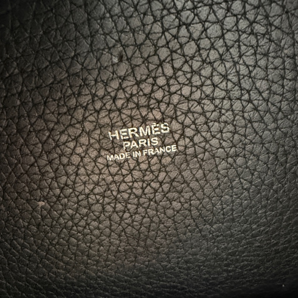 Hermes Picotin Lock 22 Black Leather Palladium Hardware PHW 2020 Handbag - Picture 4 of 8